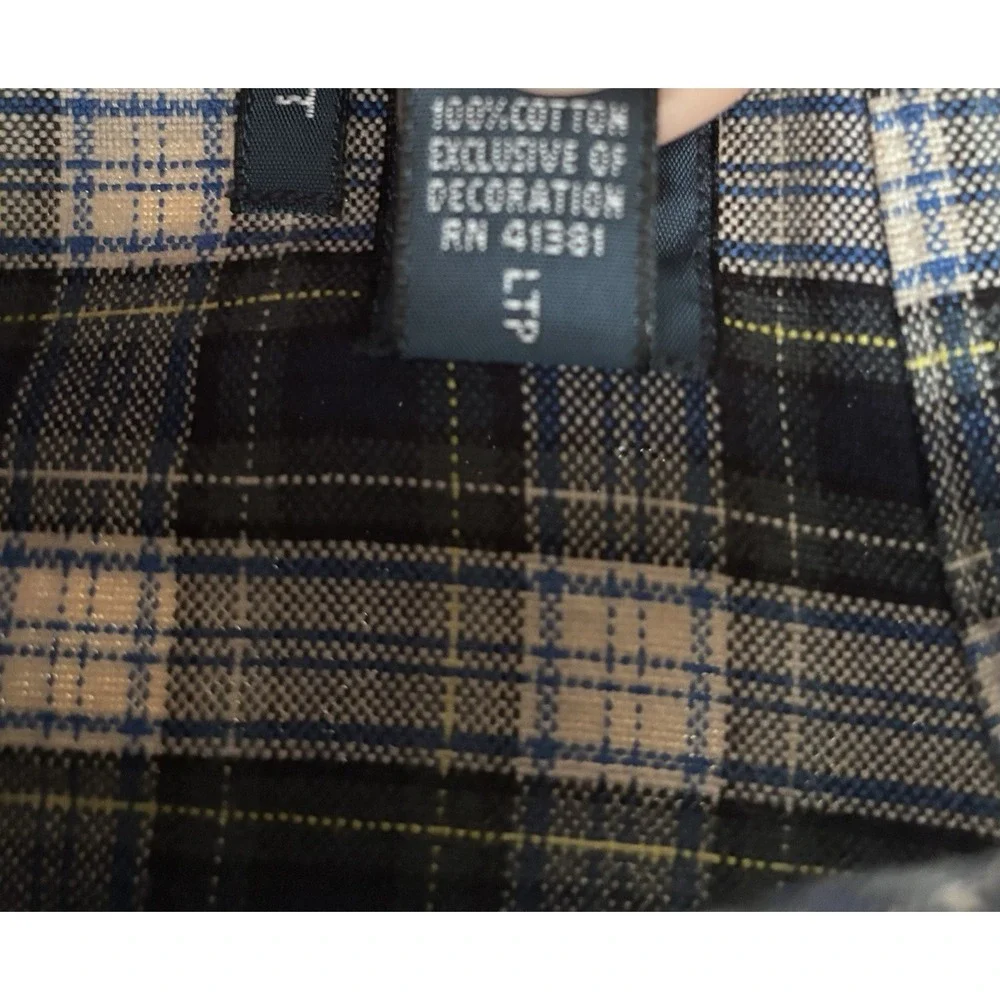 Ralph Lauren Mens XL Plaid Shirt Classic Fit Button Front‎ Long Sleeve Casual